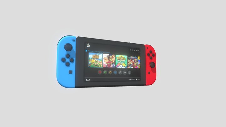 Nintendo Switch 3D Model