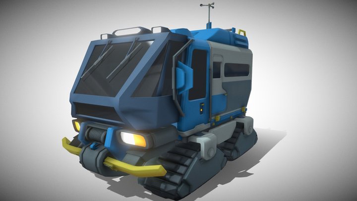 Ice Truck - OVERWATCH 3D Model