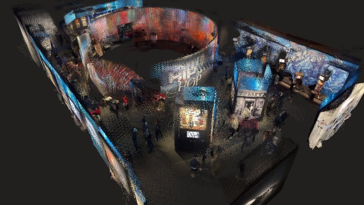 Expo HIP HOP 360 à la Philharmonie de Paris 3D Model