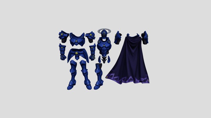 blue knight 3D Model