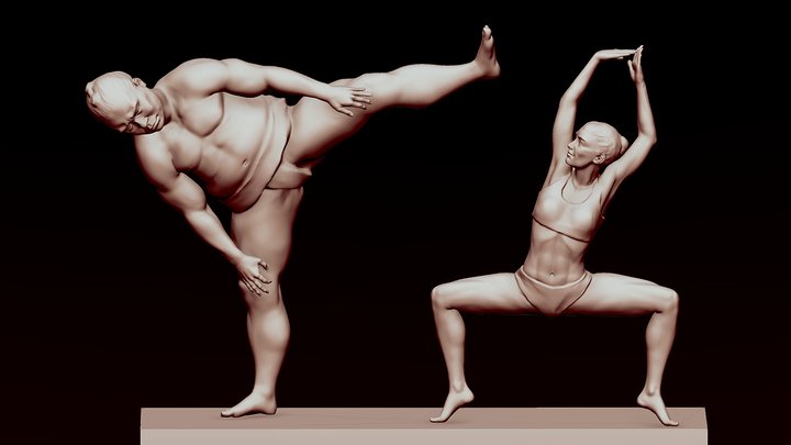 Sumo Ballet 3D Model