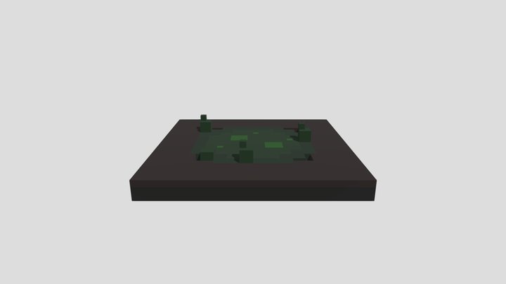 Swamp Puddle - Voxel 32x32 – Kostenloses 3D-Modell STL