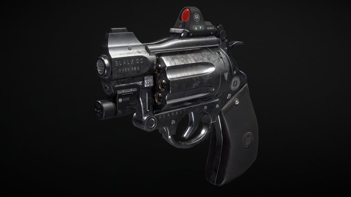 RCX-84 Revolver 3D Model