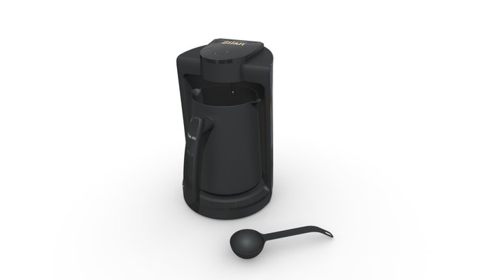 Turkish-Greek Coffee Maker - ZLN1284 3D Model