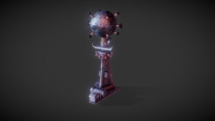 Tesla Coil Trap 3D Model