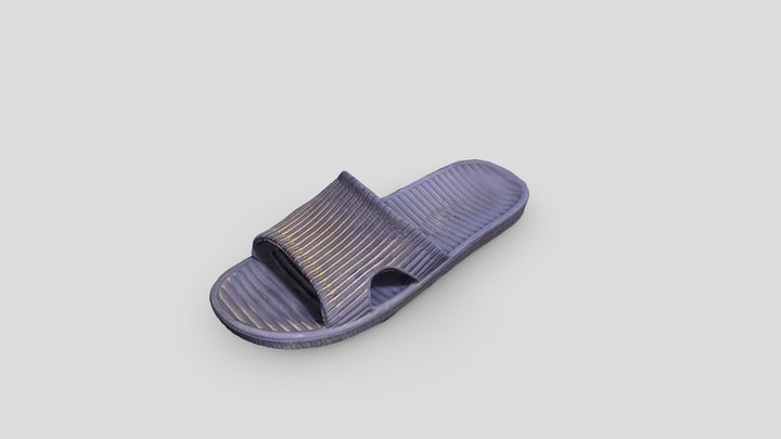 Blue Slipper 3D scan 3D Model