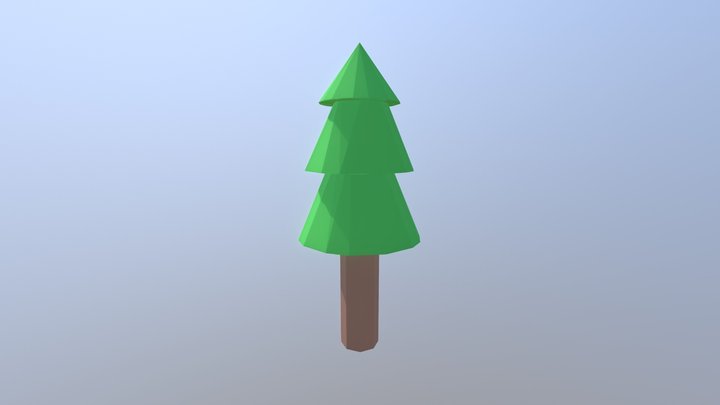 Low-Poly Tree 3D Model