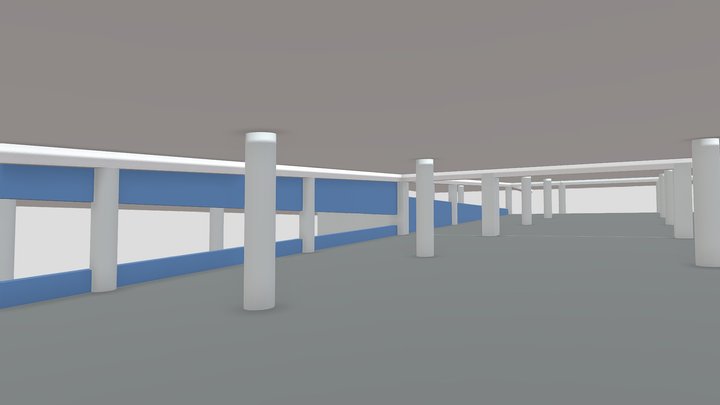 Palace Parking 3D Model