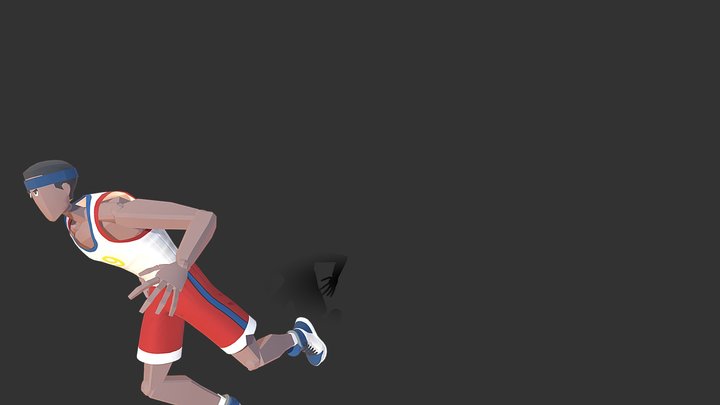 [Basketball8] Stop and Move 1 3D Model