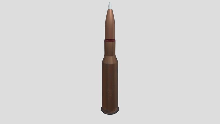 7,62х54 3D Model
