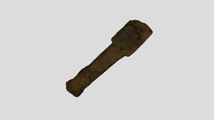 CityPlace Schooner Chisel with Broad Arrow 3D Model