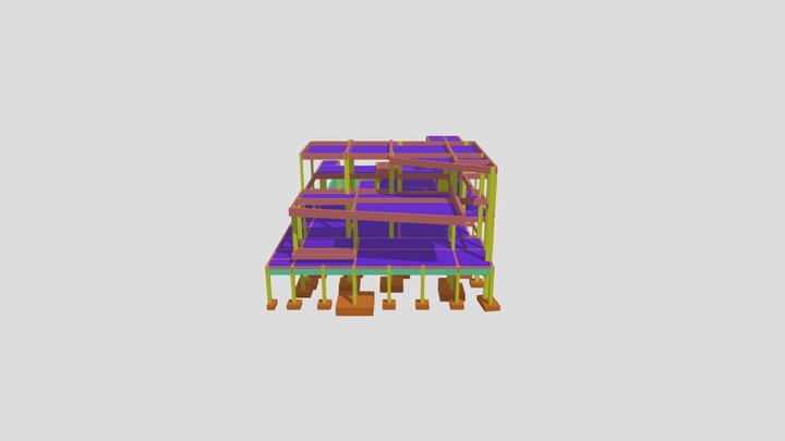 Projeto Estrutural HR INCORPORAÇÕES 3D Model