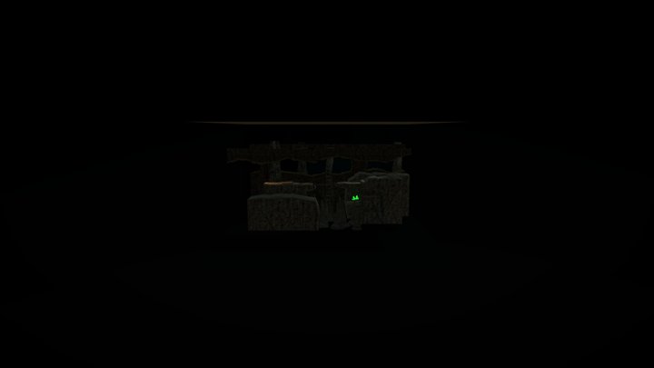 Cave Concept Scene 3D Model
