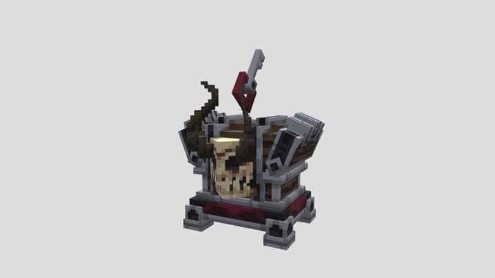 Skeleton Crate 3D Model