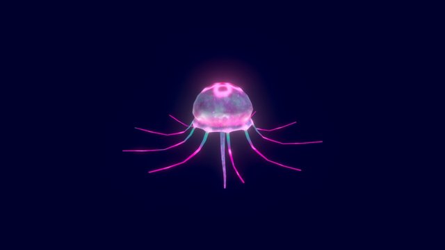 Low Poly Jelly 3D Model