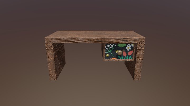 safari desk 3D Model