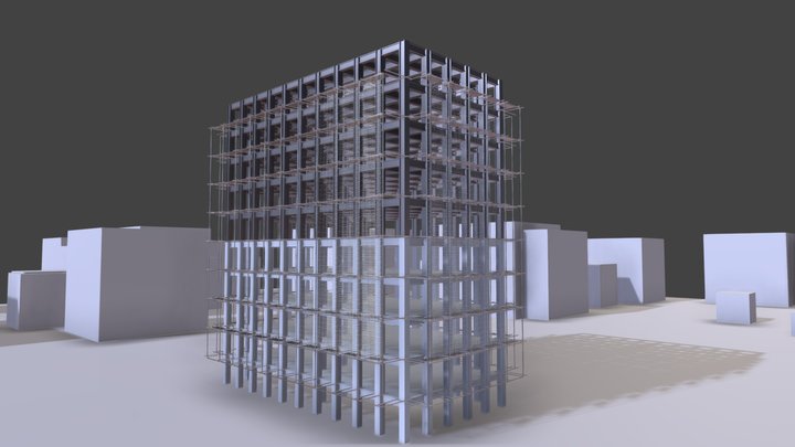 Architecture Showcase 3D Model