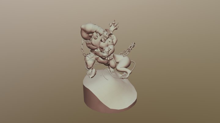 Gladiator Sketchfab Final 03 3D Model