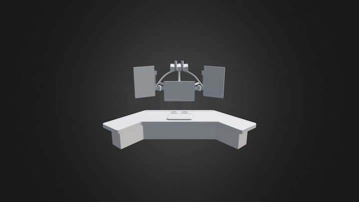 Desk 3D Model