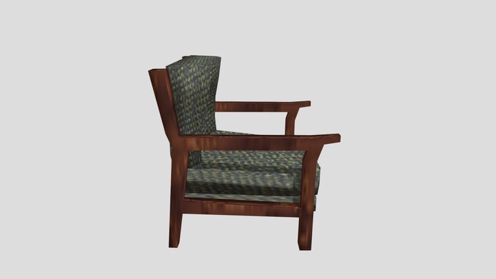 PS1 Single Sofa 3D Model