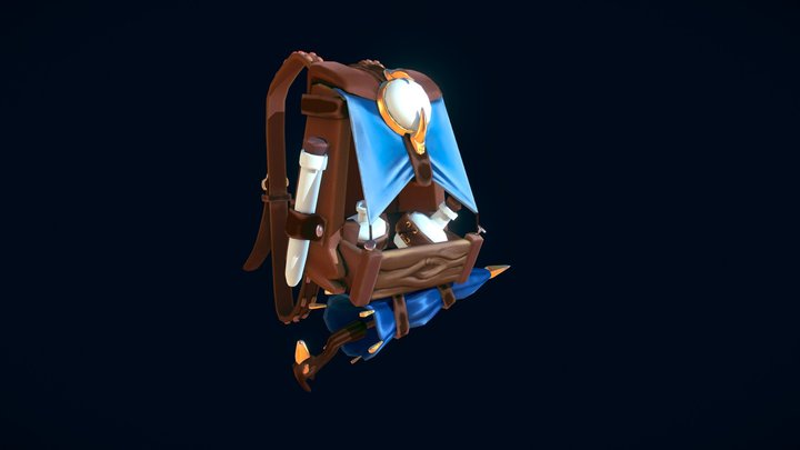 Stylised bag 3D Model