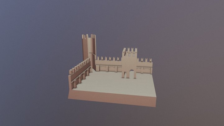 Quadrante Nord di Piacenza Medievale 3D Model