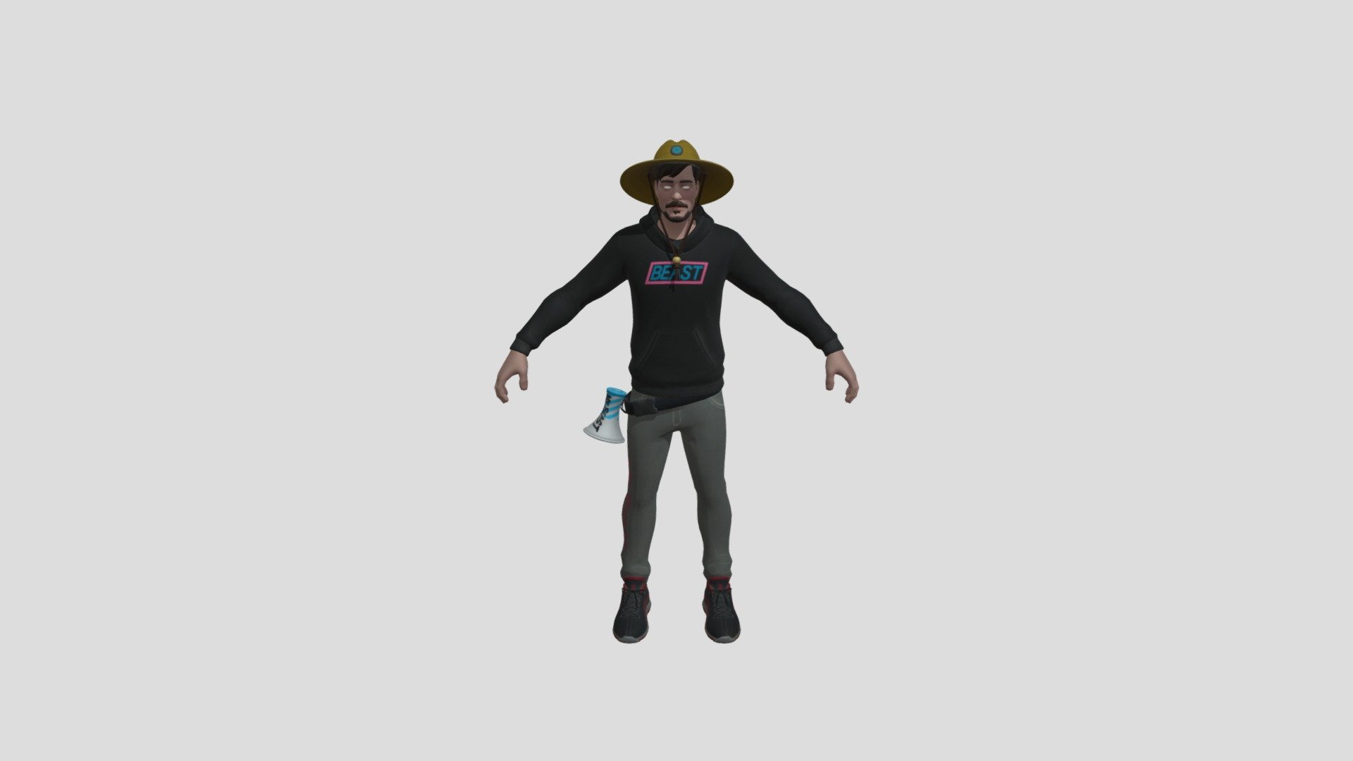 mrbeast fortnite skin - Download Free 3D model by that kid (@PeelyPerson)  [798caa3]