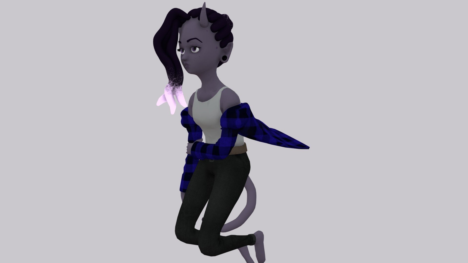 Tiefling girl