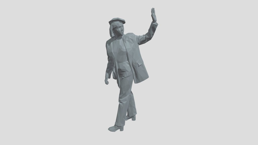 Lowpoly Female Greets