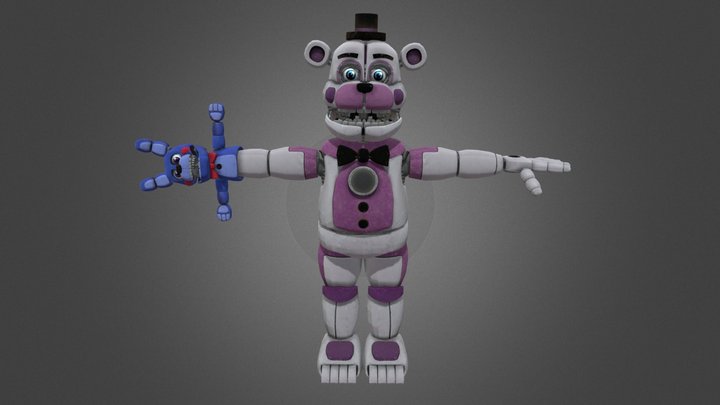 Qutiix Stylised Circus Baby Sister Location - Download Free 3D model by  Qutiix (@joshiisshh) [24f1433]