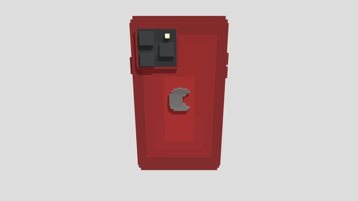 Touchscreen phone 3D Model