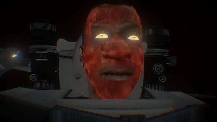 Mafia Skibidi Mutant (injured version) 3D Model