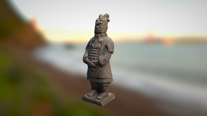 Chinese terracotta soldier 3D Model