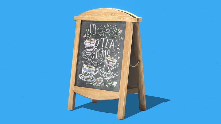 Pavement Sign (A Board) – Modelo 3D gratuito STL