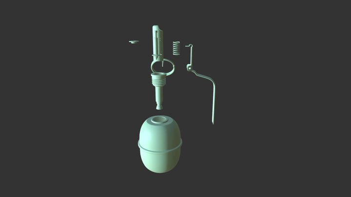 RGD-5 (explode model) - test 3D Model