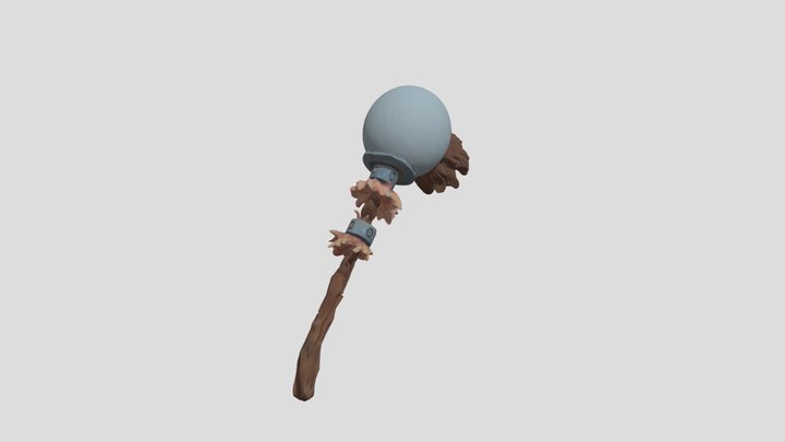 Adventurers set - Staff 3D Model