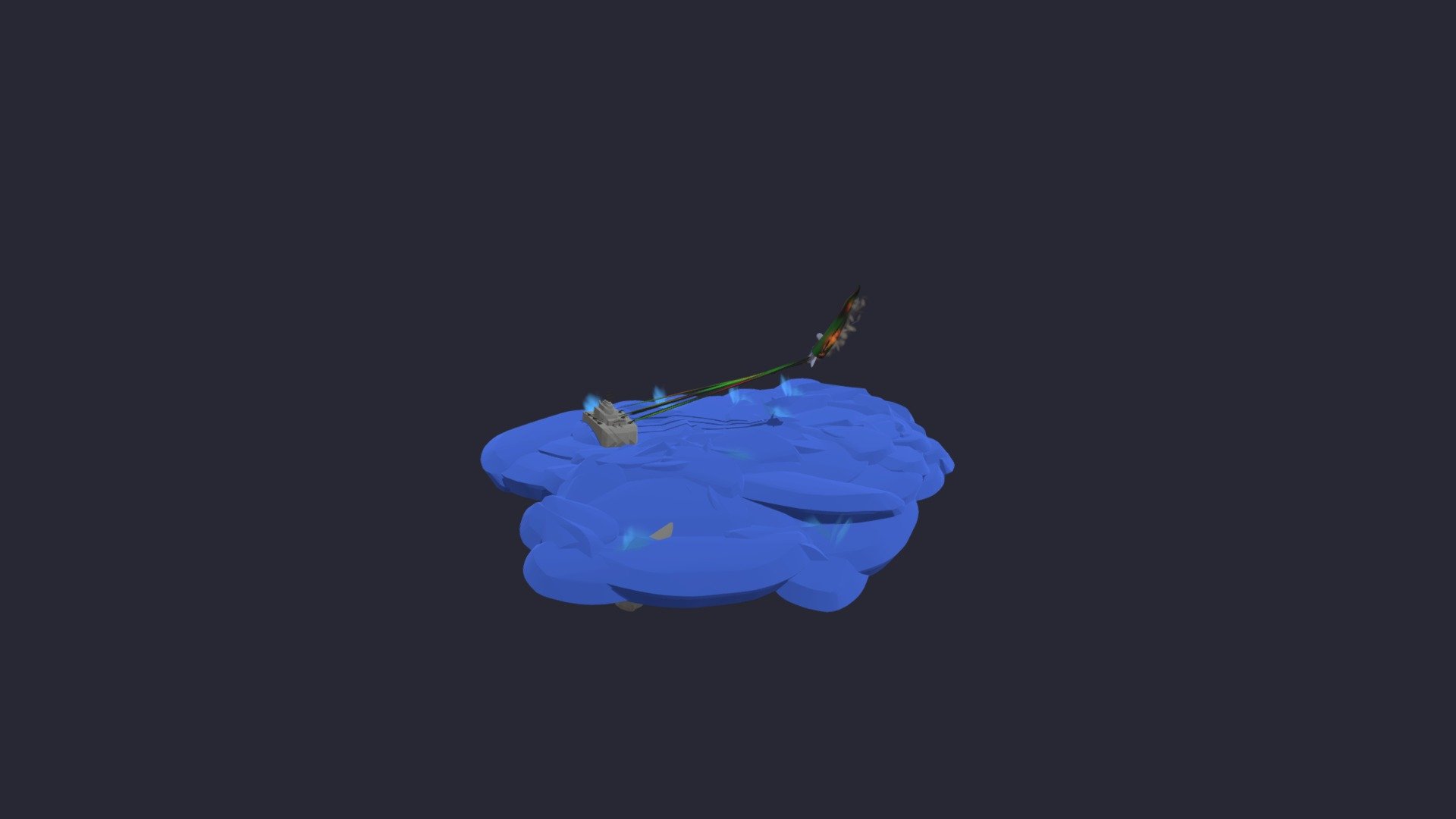 Ship takes down kamikaze plane
