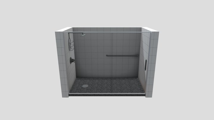 Modern Shower 3D Model