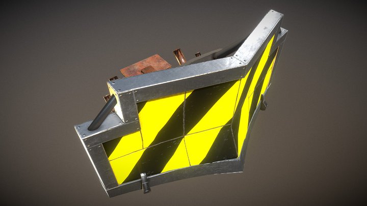Frontal Part - Demolisher 3D Model