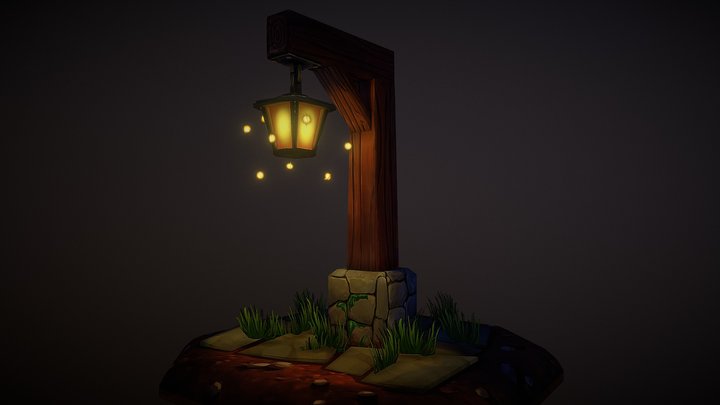 roadside torch – Free 3D Model STL
