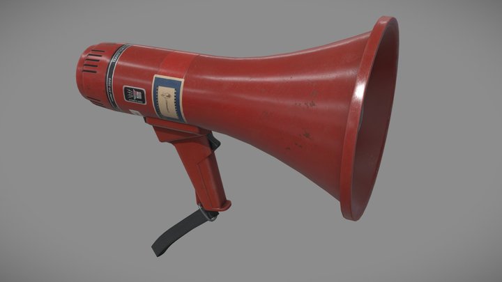 Megaphone 01 3D Model