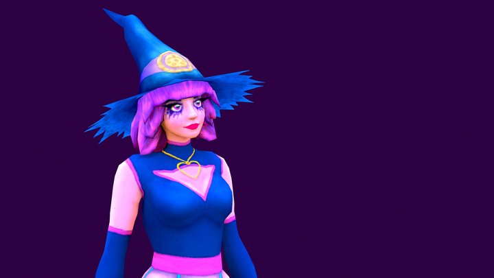 Weekly Challenge (40) Witch 3D Model