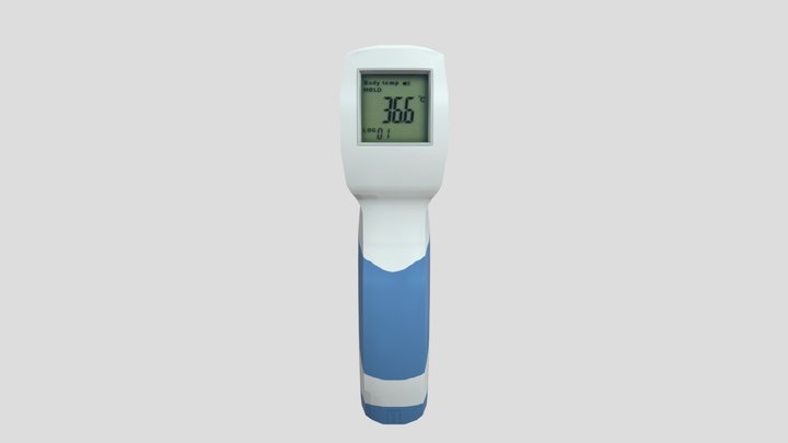 Electronic Thermometer 3D Model