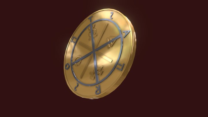 Unique Tarot Coin – Free 3D Model STL