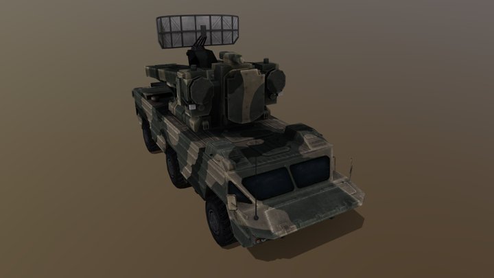 9K33M3 Osa-AKM (USSR) – Free 3D Model STL