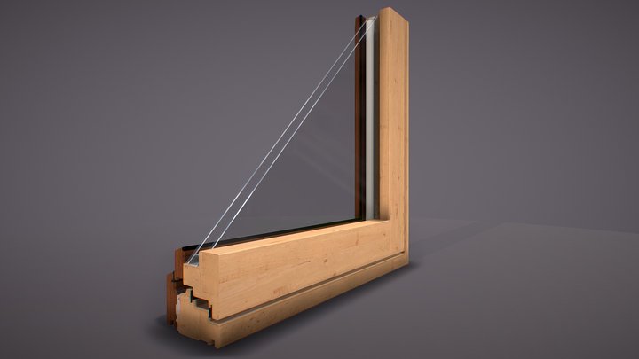 Window section V6 3D Model