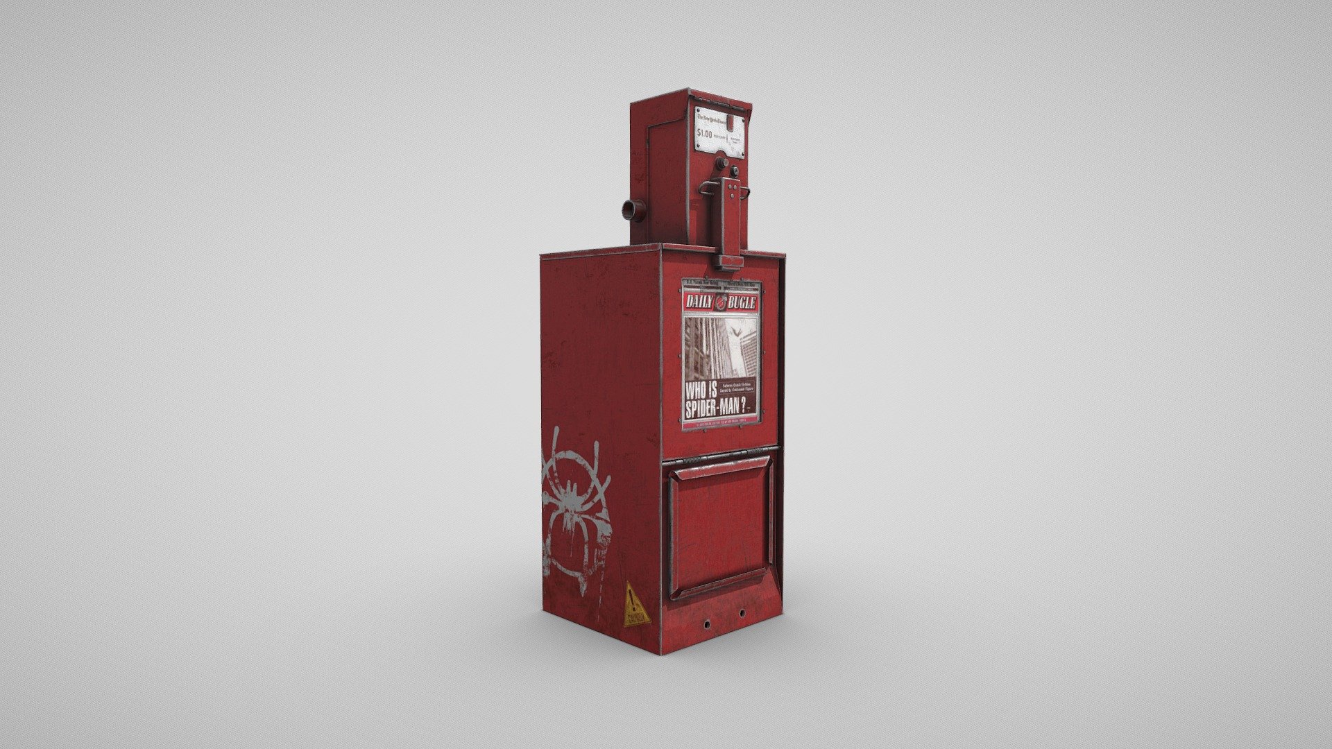 Newsbox Spiderverse Themed - 3D model by esteradi [7996c01] - Sketchfab