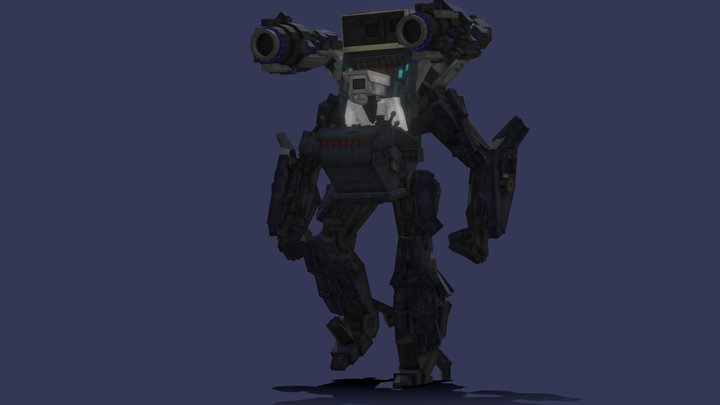 Upgraded Camera Mech 3D Model