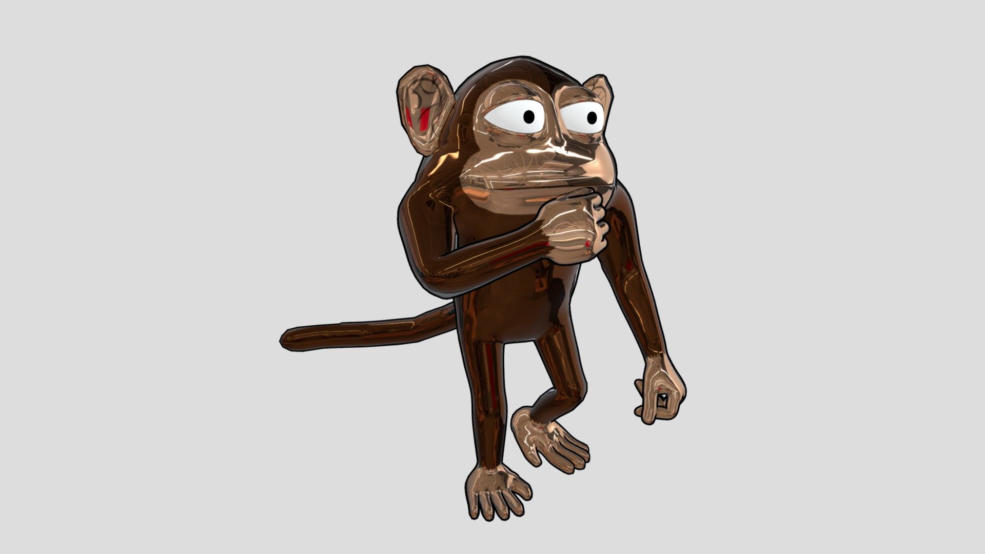 Monke 3d Model By Frotonblanco [7997d20] Sketchfab