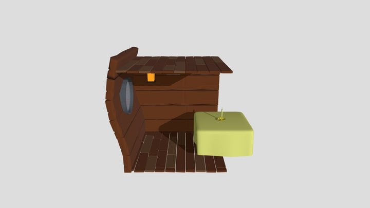 Boat Restaurant Mood Corner 3D Model